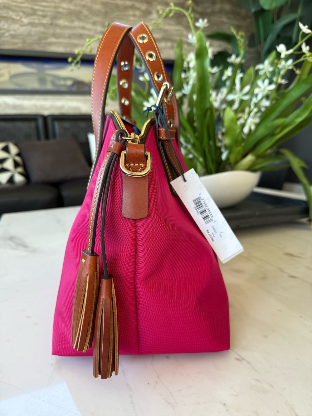 New Dooney & Bourke Nylon Trina Satchel - Picture 4 of 16